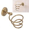 Hair Dryer Holder Antique Brass Hair Care Tools Holder Wall