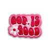 G*d is Good Patch 3 Inches Iron On/Sew On Embroidered