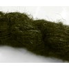 100g Recycled Sari Silk Yarn Hand-spun Olive Green Soft Yarns