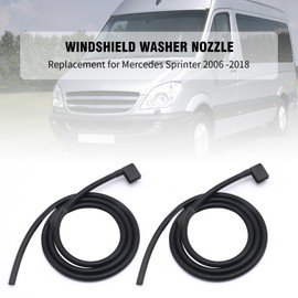 JUUDDENPARTS 2E1955985 Front Windscreen Washer Jets Nozzle with Pipe Hose Replacement for Mercedes Sprinter 2006 2007 2008 2009 2010 2011 2012 2013 2014 2015 2016 2017 2018 Replace 2E19559856