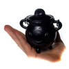 Cauldron Cast Iron Witchcraft Cauldron Incense Bowl Crescent Moon Sun