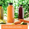 DECADORN 12oz 20pcs Juice Bottles With Caps - MADE IN