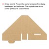 sourcing map Adjustable Cardboard Corner Protector, Cardboard Edges Protector 7x7x2.5cm