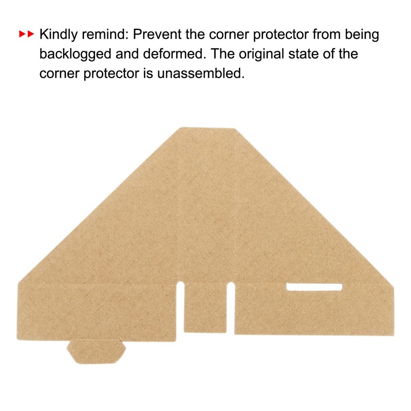 sourcing map Adjustable Cardboard Corner Protector, Cardboard Edges Protector 7x7x2.5cm