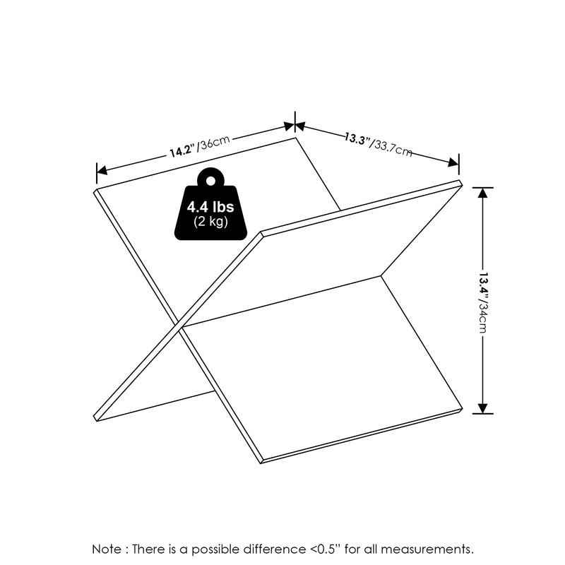 Furinno Cubicle X-Shelf Cube Organizer Insert (Does not fit IKEA