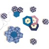 HARFINGTON 200 Count Hexagon Paper Piecing for Quilting, 1.5-Inch English