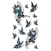 THE FANTASY Butterfly-10 Tattoo Stickers, 7 Types, hm256, M