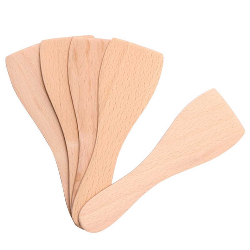 10 Pieces Wooden Spatulas Kitchen Utensils Wooden Spatula Set Cooking