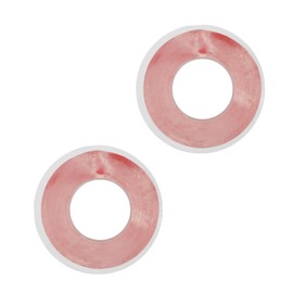 COHEALI Double Sided Tape Rolls 2 Pack 1mm 50m Long Heat Resistant Pet Tape Red Film Easy Applicati