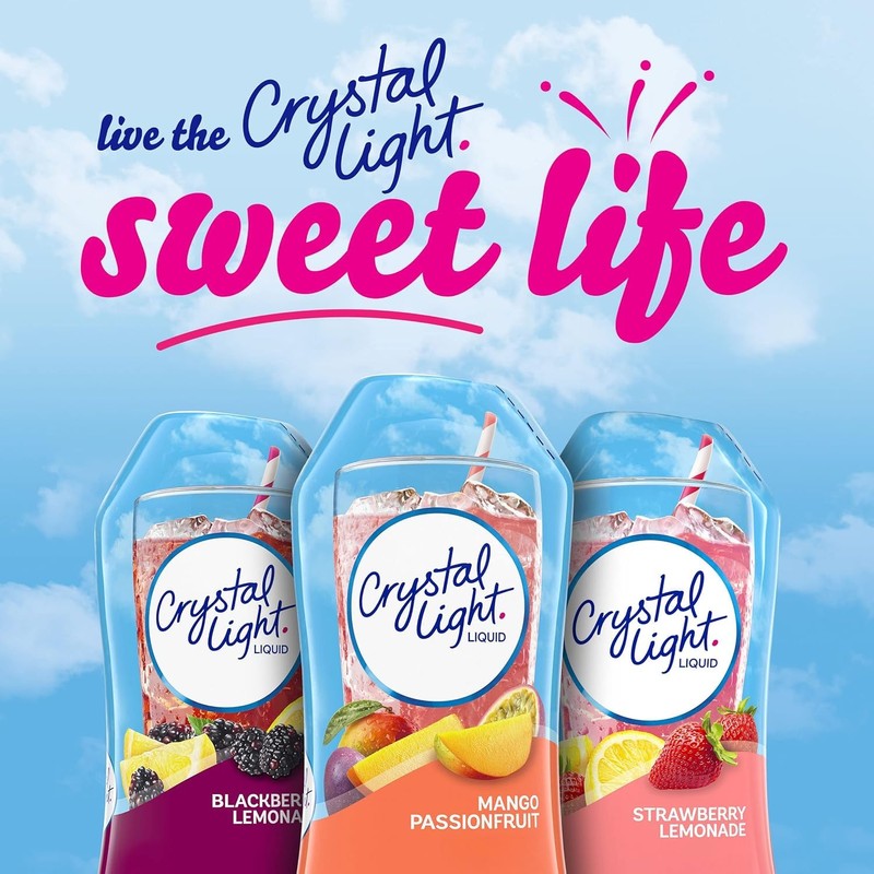 Crystal Light Liquid Drink Mix Carded Pack, Mango Passionfruit, 1.62