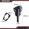 Amavoler Windshield Wiper Washer Nozzle Kit Replacement Fit For Chrysler,
