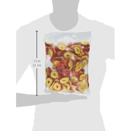 Peach Gummy Rings 2.5 pounds Pounds Bag