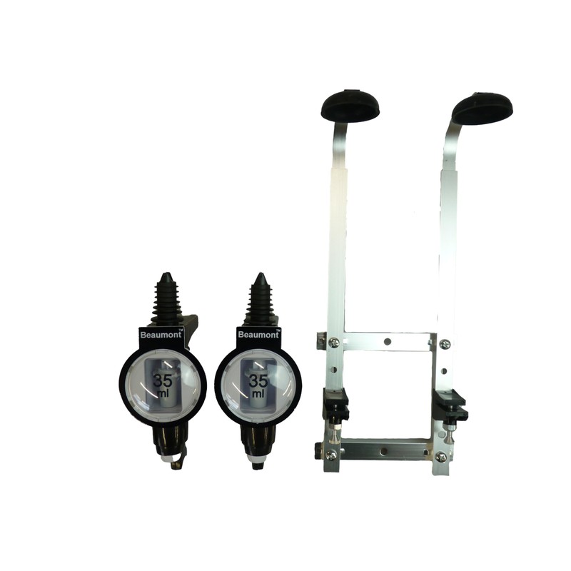 Thompson Cooper Ltd- Wall 2 Bottle Rack 70cl/1Litre Optic With