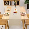 Time to Sparkle 33X200CM Woven Jute Table Runner with Tassels