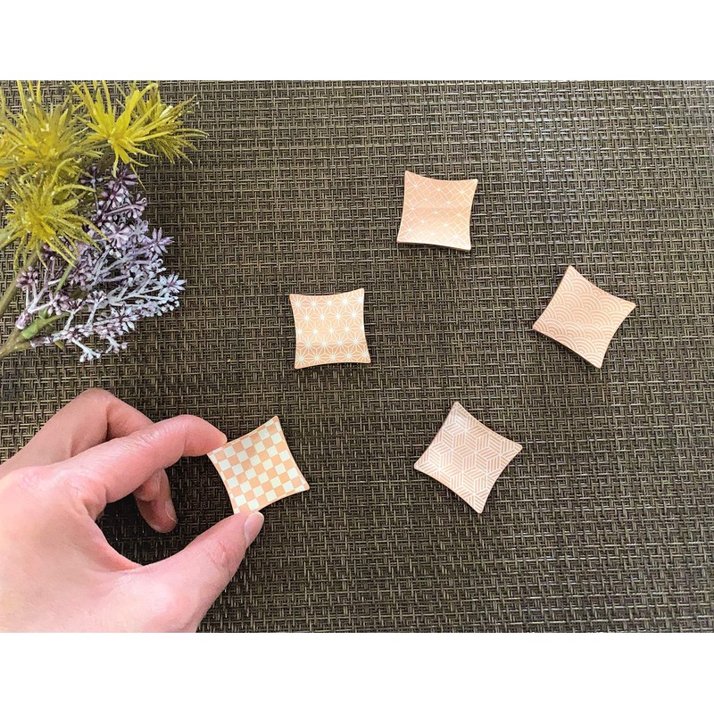 KENBI Chopsticks Rest Japanese Pattern Set of 5