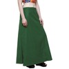 Stylesindia Women's Cotton Readymade Indian Inskirt Saree Petticoats Underskirt-Deep Green