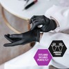 Black Nitrile Disposable Gloves - Latex Free, Powder Free, Exam