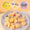 30 Car Fruit Forks, Creative Cartoon Fruit Signs, Children's Bento