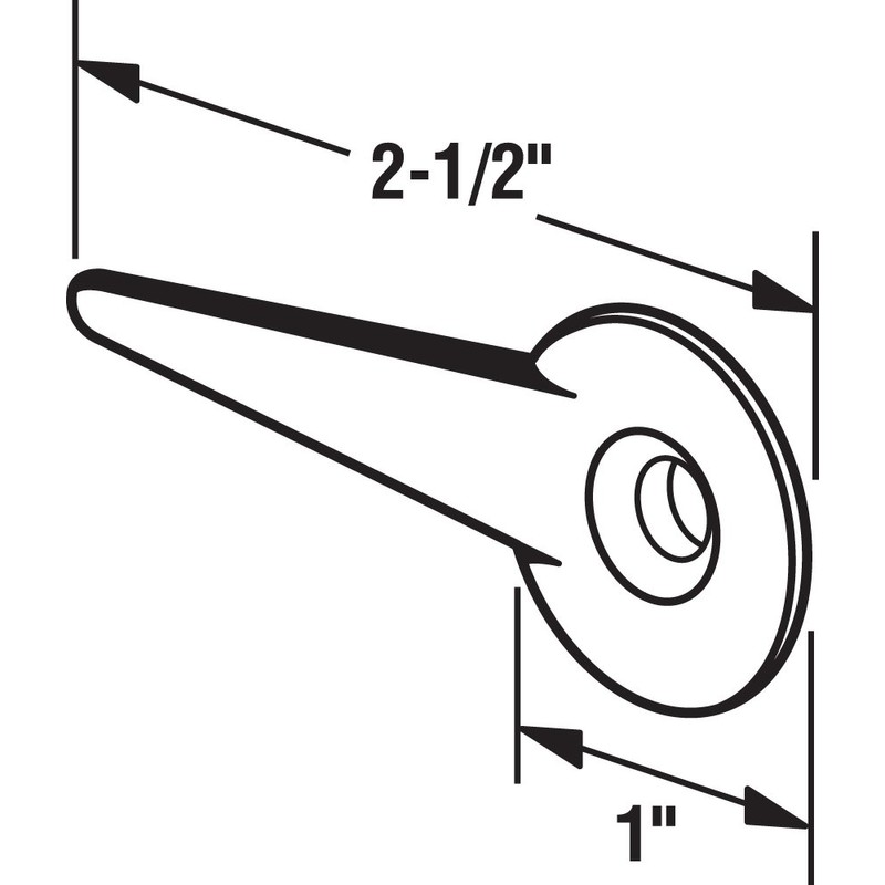Prime-Line A 130 Diecast, Sliding Screen Door Latch Lever with