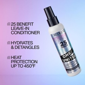 REDKEN - Tratamiento One United| Spray 25 beneficios en 1 con protección térmica para todo tipo de cabello|Repara, nutre, previene el quiebre y da manejabilidad | Ácido Láctico y Aceite de Coco 150ml