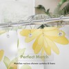 AmazerBath Shower Curtain Hooks, Shower Curtain Rings, Metal Chrome Shower