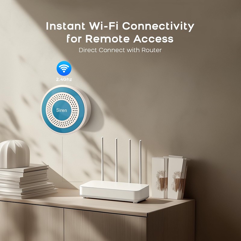 PGST Wifi Home Alarm System,Smart Home Security Systems with Instant