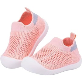 MNJKJHL Zapatos Calcetín para Bebe, Zapatos de Bebé Antideslizantes de Silicona, Suave, Cómodo, Transpirable, Lavables para Caminar para niños pequeños, Primeros Caminantes, 6-48 Meses