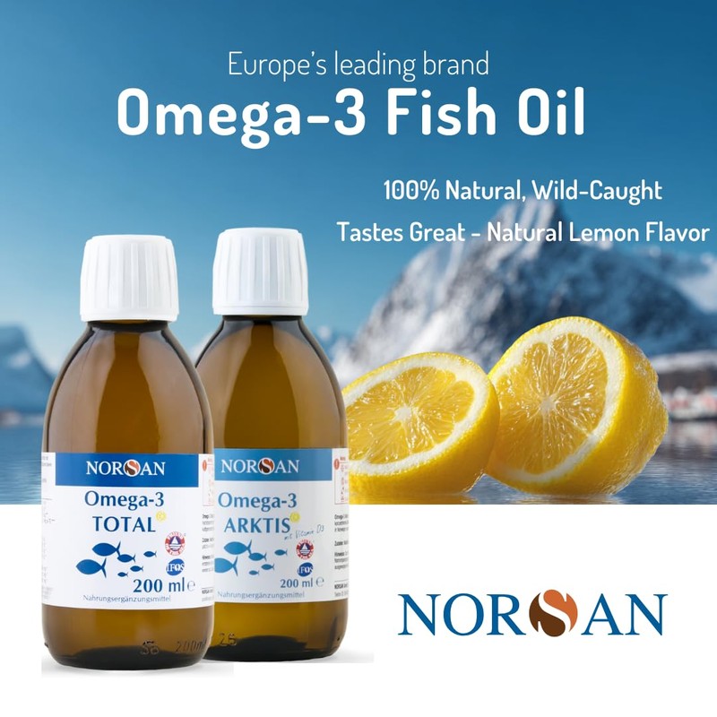 NORSAN Omega-3 Arktis Fish Oil – High-Potency 2,000 mg EPA
