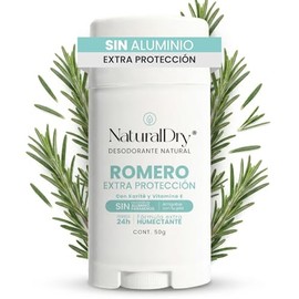 NaturalDry Desodorante Natural Extra Protección Romero 50g                                                                                            