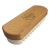 Bürstl Suede Shoe Brush Set with Crepe Brush and Brass