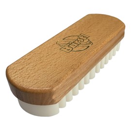 Bürstl Suede Shoe Brush Set with Crepe Brush and Brass for Suede, Nubuck, Suede and Suede