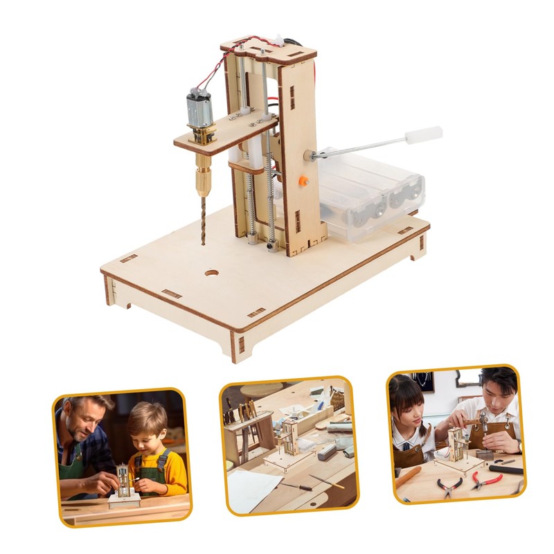 Operitacx Mini Bench Drill Press Kit for DIY Projects Science