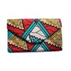 Dupsie's Red, Turquoise, white African Print Clutch Purse