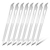 simarro Pack of 6 Nail Files for Natural Nails, Metal