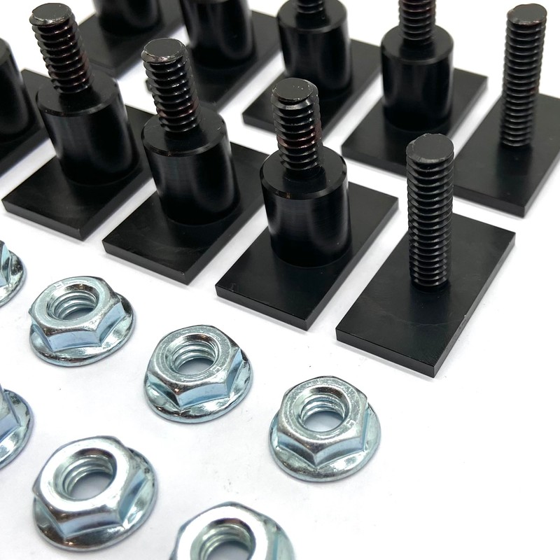 Region Offroad Rocker Trim Molding T-Bolts Compatible with Jeep CJ5