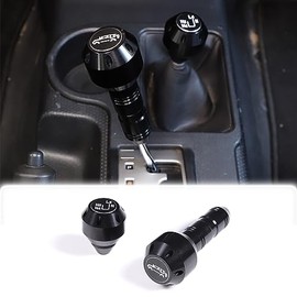 HIRUFAIT Repuesto de cabezal de palanca de cambios de coche para Toyota FJ Cruiser 2007-2021, accesorios de aleacin de aluminio, cabezal de palanca...