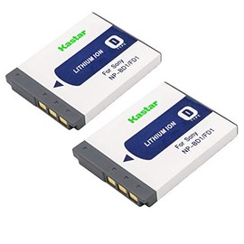 Kastar Battery (2-Pack) for Sony NP-BD1, NP-FD1, BC-CSD, TRN, TRN-U work with Sony Cyber-shot DSC-G3, DSC-T2, DSC-T70, DSC-T75, DSC-T77, DSC-T90, DSC-T200, DSC-T300, DSC-T500, DSC-T700, DSC-T900, DSC-TX1 Cameras