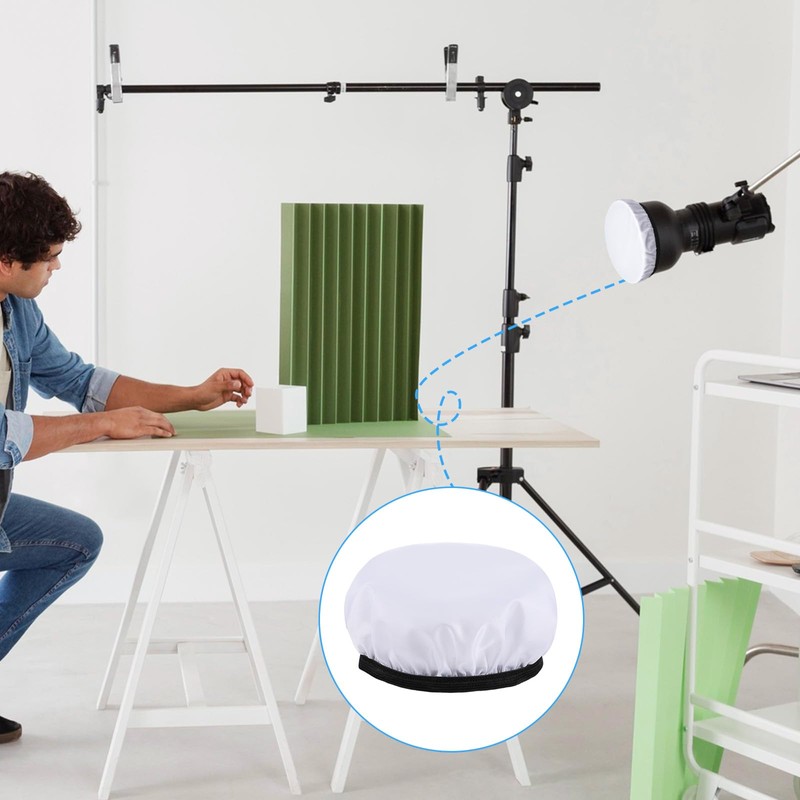 7"/18cm Light Diffuser, Diffuser Lamp Sock Soft Cover Soft White