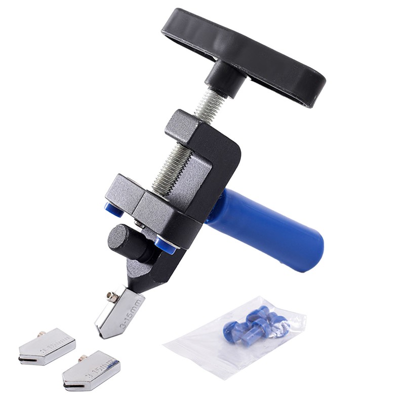 Glass Tile Cutter 2 in 1 Manual Cutting 3‑15mm Hand