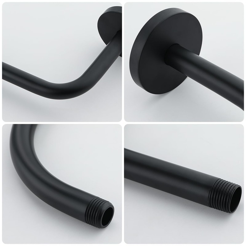 SWHYGER Wall Mounted Shower Arm Extension Head Holder Stainless Stee