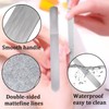 2pcs Multi-Function Stainless Steel Nail File - Practical Professional Double-Sided