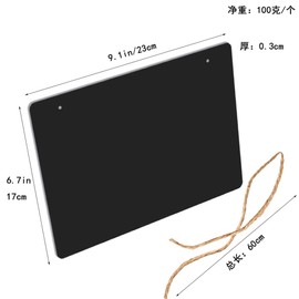 rosenice Chalkboards Double-Sided Decorative Chalkboard with String for Hanging (160209)