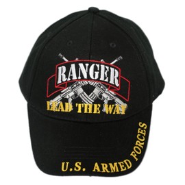 United States Army Rangers Lead The Way Black Hat Cap USA
