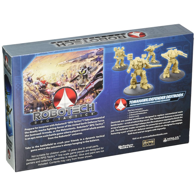 Palladium UEDF Tomahawk/Defender Destroids Board Game