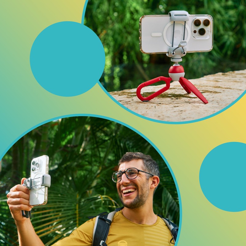 Jobby JB01839-BWW Mini Tripod, Handypod, Hand Grip for Video Recording,