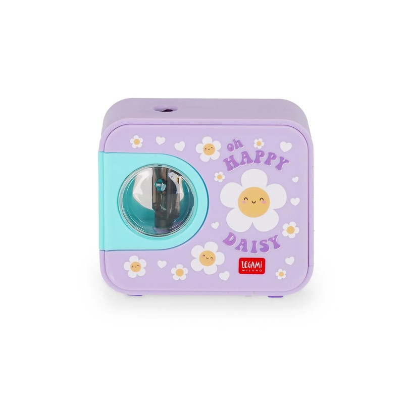 Legami - Temperino Elettrico Top of the Tip, Tema Daisy,