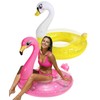 HeySplash Pool Floats, Pool Floaties Inflatable Pool Tubes Rafts for