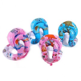 Kids' Inflatable Life Vest with Neck Tube - Buoyancy Aid for Swimming Happy Tour S [Suitable for ages 2-6] Pink 3ea