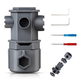 Allisway Tap Strainer Key, Key, Plumbing Tool, Tap Descaler Attachment, Comes with Screwdriver, Multifunctional 16-in-1 Tap Removal Tool