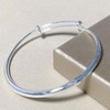 MUNSKT Sterling Silver Adjustable Silver Plated Smooth, Suitable For Women's